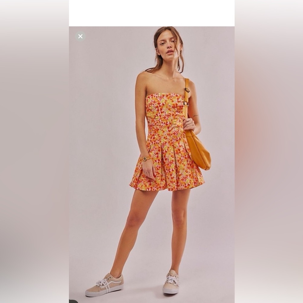 Free People Made Me Smile mini dress size M NWOT